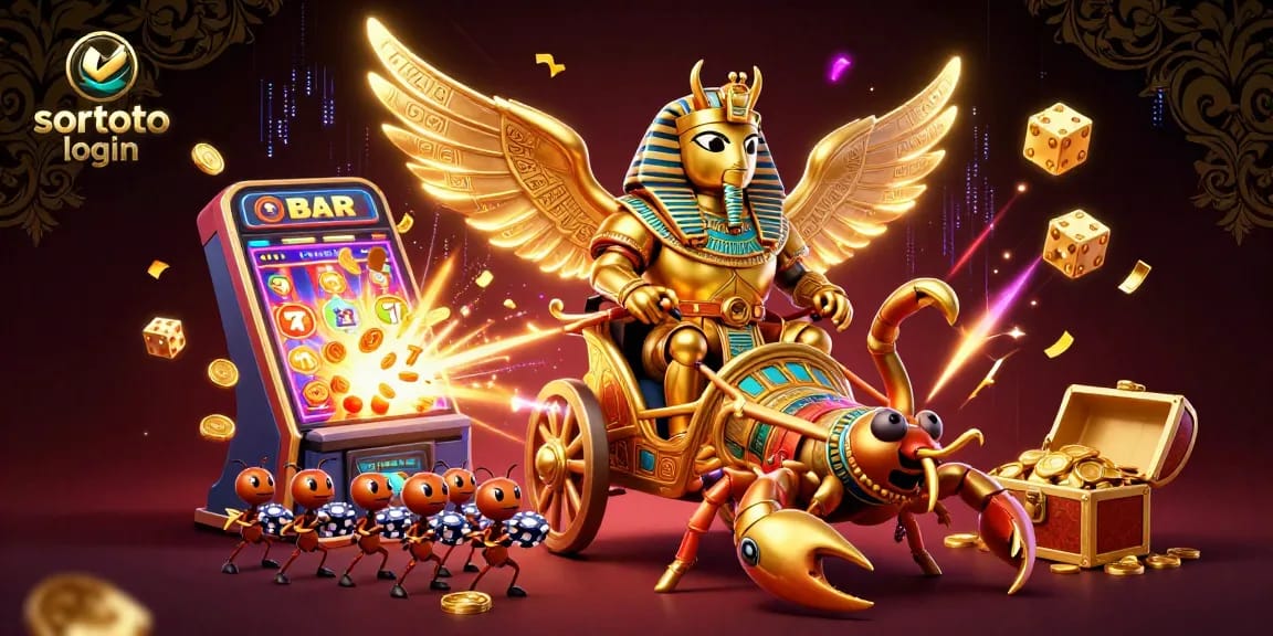 Enjoy thrilling casino adventures with sortoto login as vibrant characters engage in exciting gameplay amidst dazzling effects.