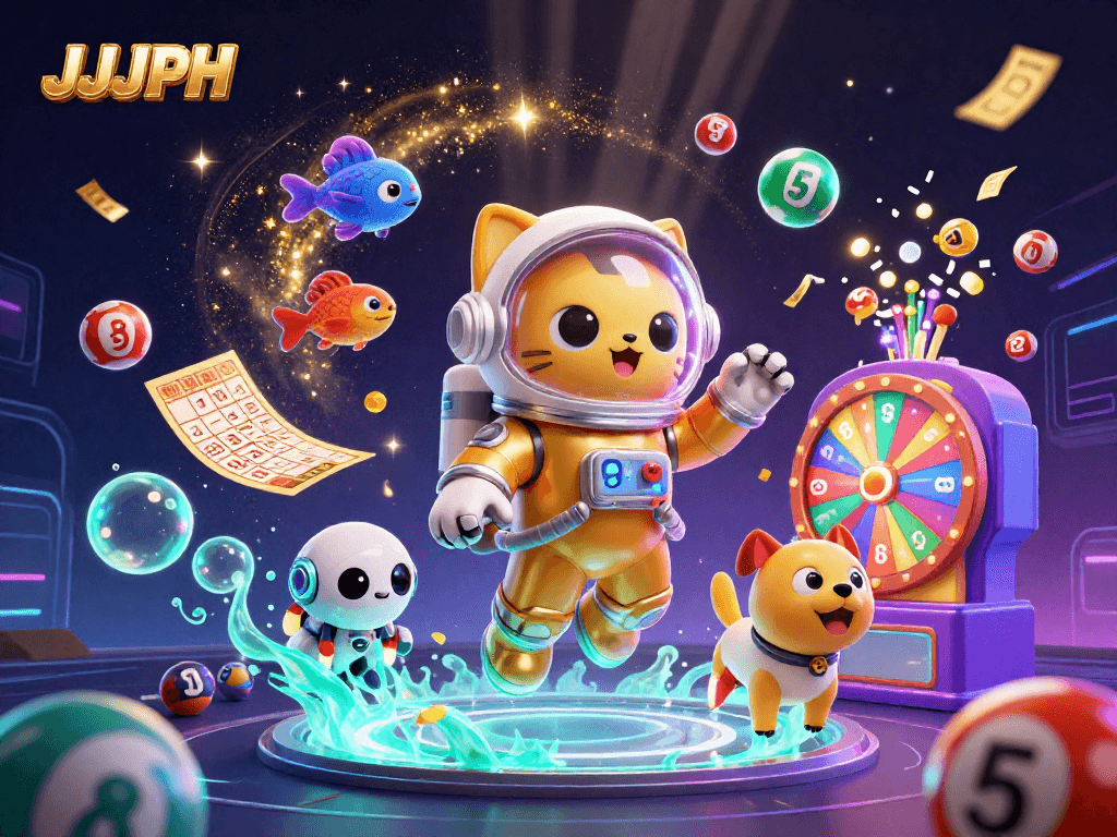 Habulin ang premyo sa JJJPH sa masayang laro ng bingo at lottery kasama ang extraterrestrial na lokal na karakter.