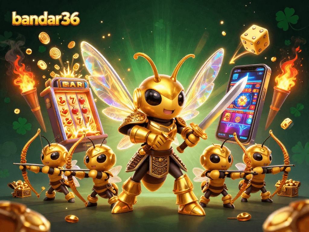 Menangkan jackpot di bandar36 dengan ilustrasi kasino penuh warna dan detail fantastis.