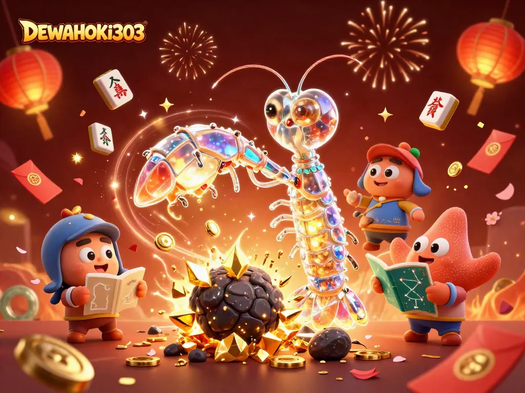 DEWAHOKI303 menarik jackpot dengan slot permainan menarik dan simbol beruntung