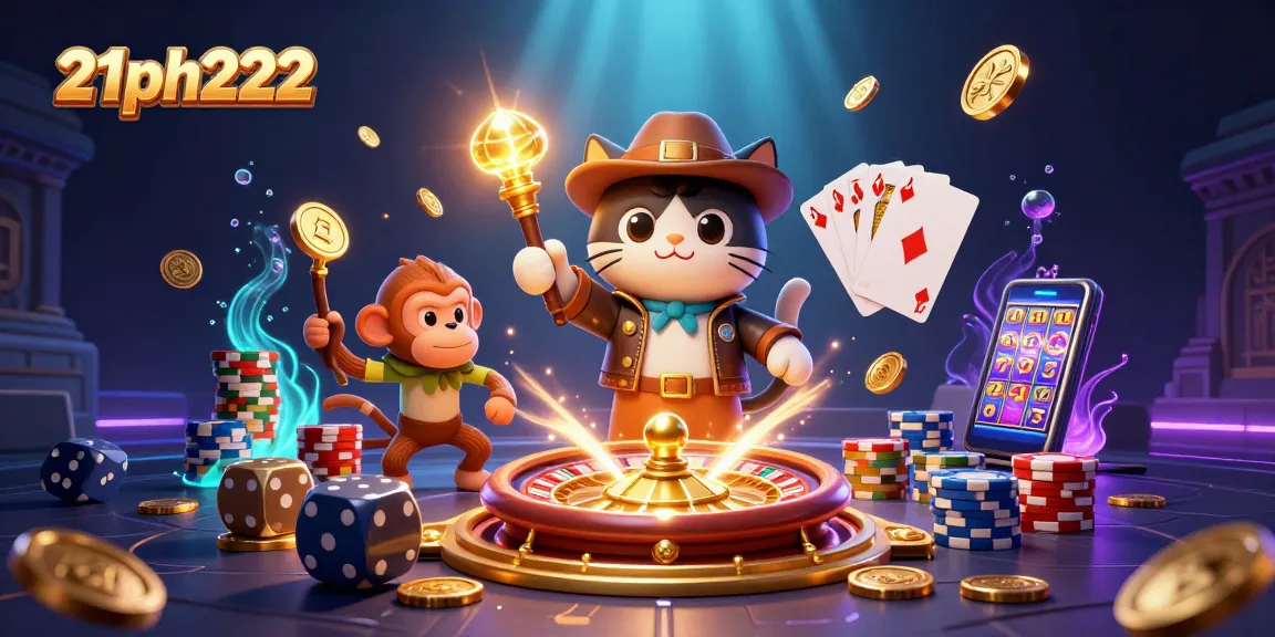 Spin the reels on 21ph222 as a cat explorer uncovers thrilling casino treasures