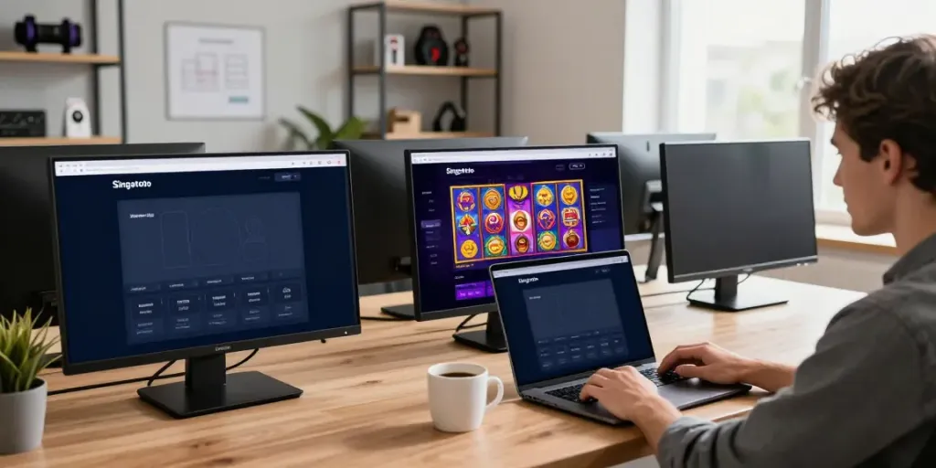 Engaging Singatoto online gaming platform showcasing vibrant slot games.