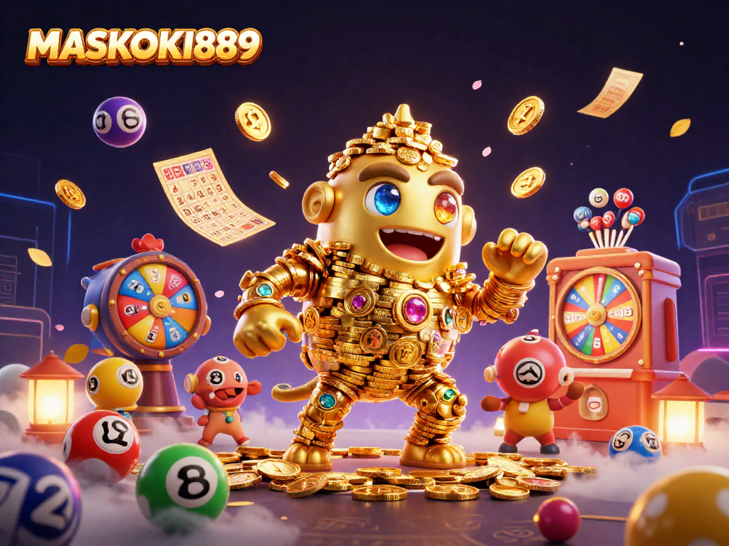 Engage with MASKOKI889 through vibrant 3D casino fun and dynamic lottery excitement.