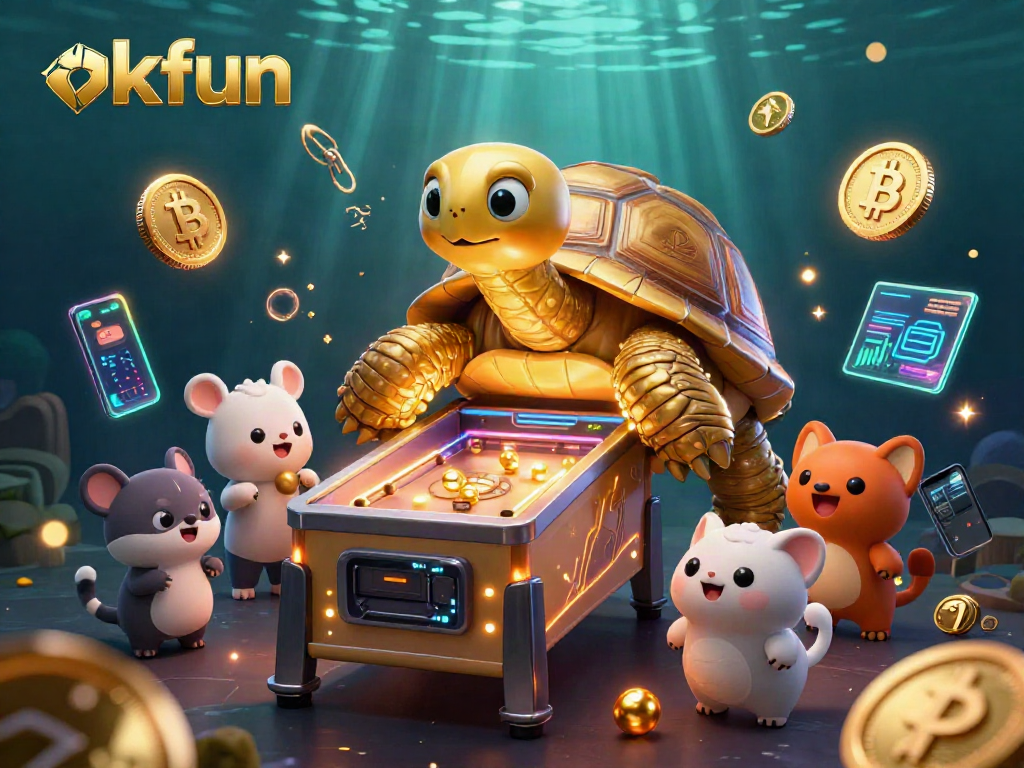 Spin the massive okfun pinball machine and win with vibrant casino elements and crypto excitement!