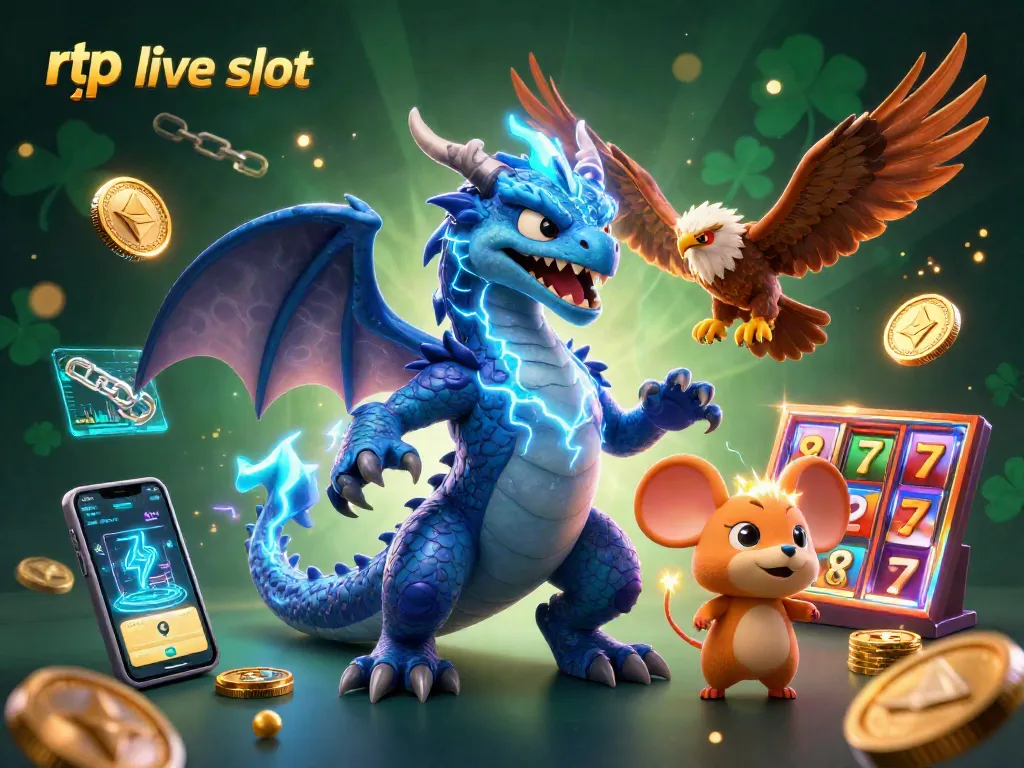 Engage with rtp live slot action, showcasing 3D dynamic characters and vibrant gaming elements.