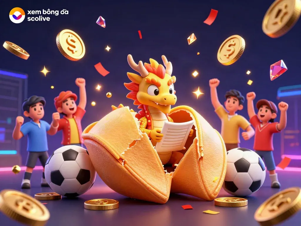 Experience xem bóng đá socolive in an electrifying sports betting scene filled with dynamic elements and celebrations.