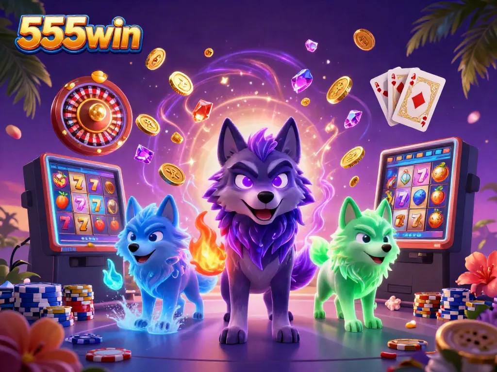 Join the action at 555win with thrilling slots, captivating visuals, and ghostly companions!