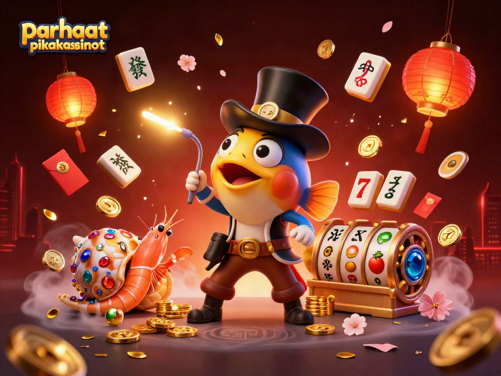 Attract jackpot wins with the parhaat pikakasinot, featuring dynamic casino elements and vibrant characters.