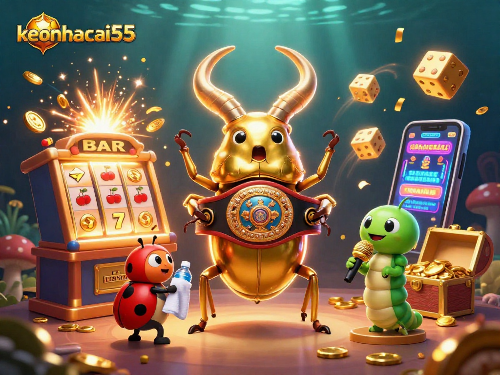 Engage with keonhacai55 and experience the thrill of winning in a vibrant casino showdown.