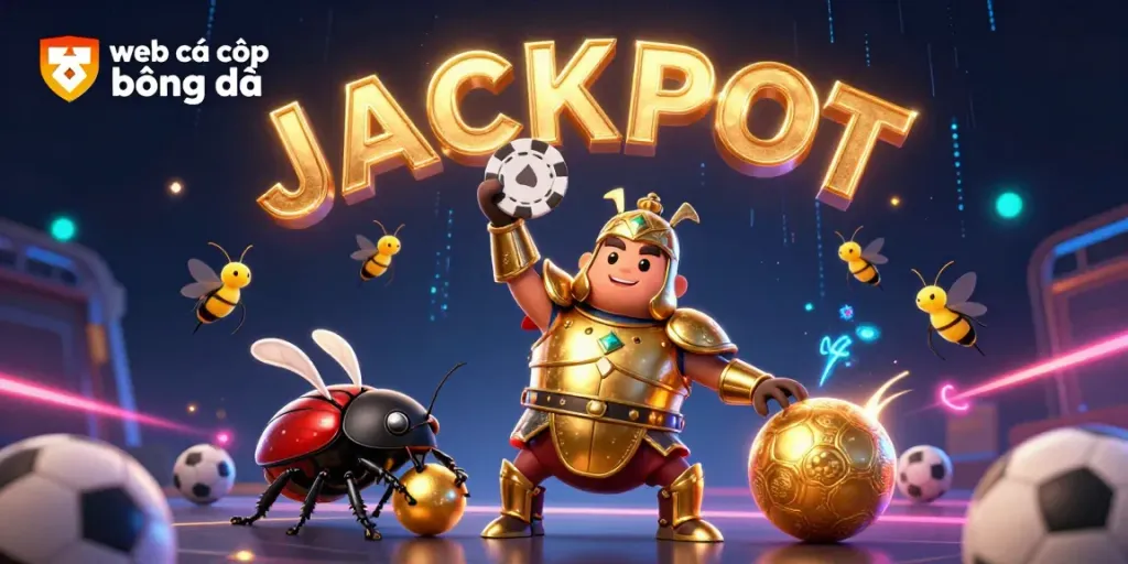 Experience exciting gameplay at web cá cược bóng đá featuring heroic characters and vibrant sports elements.