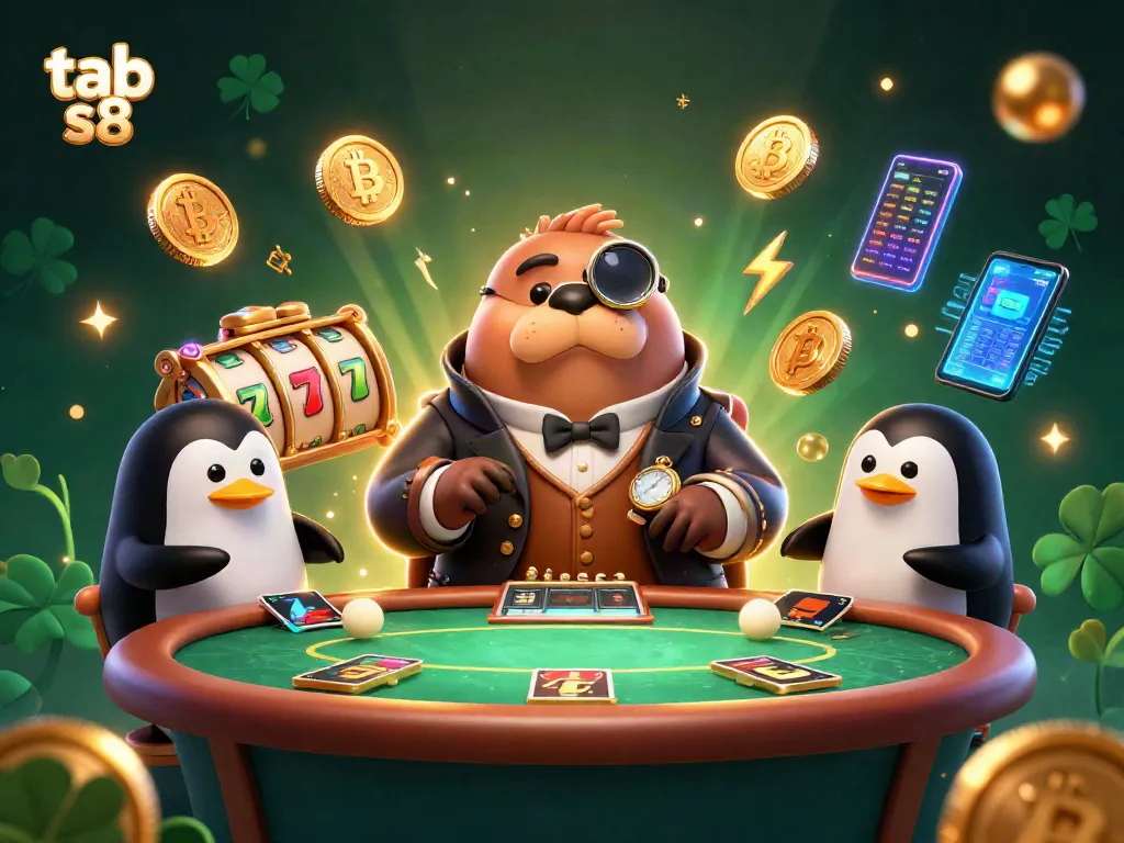 Experience the lively tab s8 poker game underwater with engaging characters and casino elements.