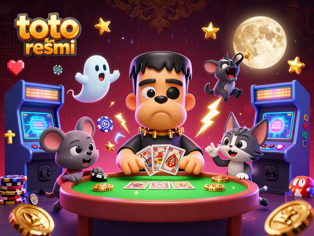 Experience thrilling gameplay with toto slot resmi at a vibrant casino table featuring unique characters.
