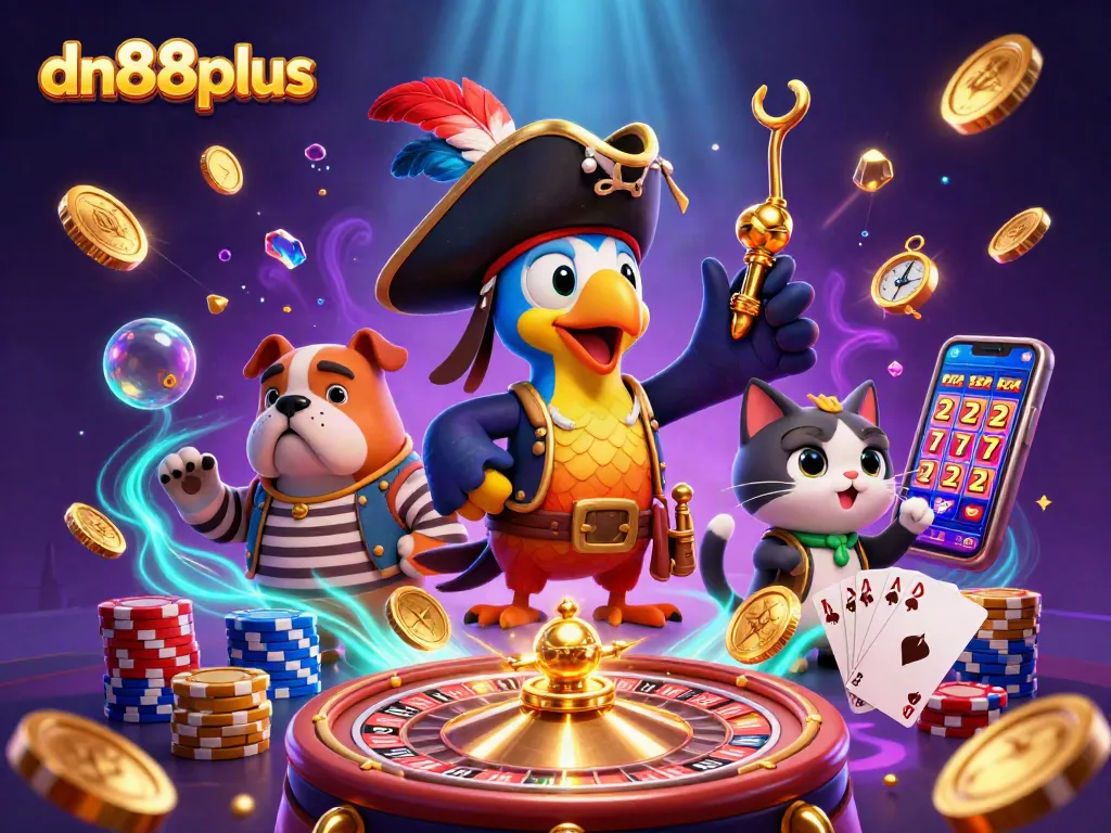 Win big at dn88plus with vibrant 3D casino gaming featuring exciting characters and spectacular game elements.