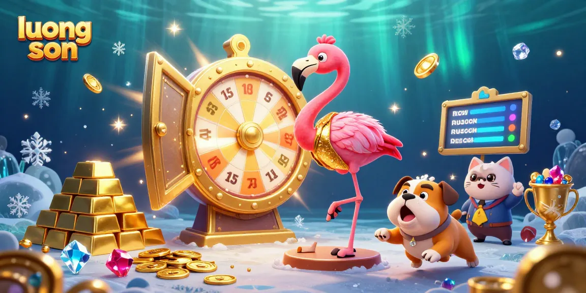 Enjoy the action at luong son with our thrilling 3D casino illustration showcasing excitement and treasure!
