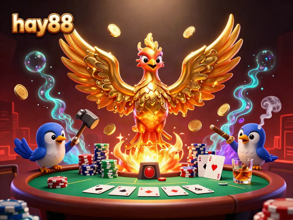 Winning at hay88 with molten golden phoenix and energetic poker scene