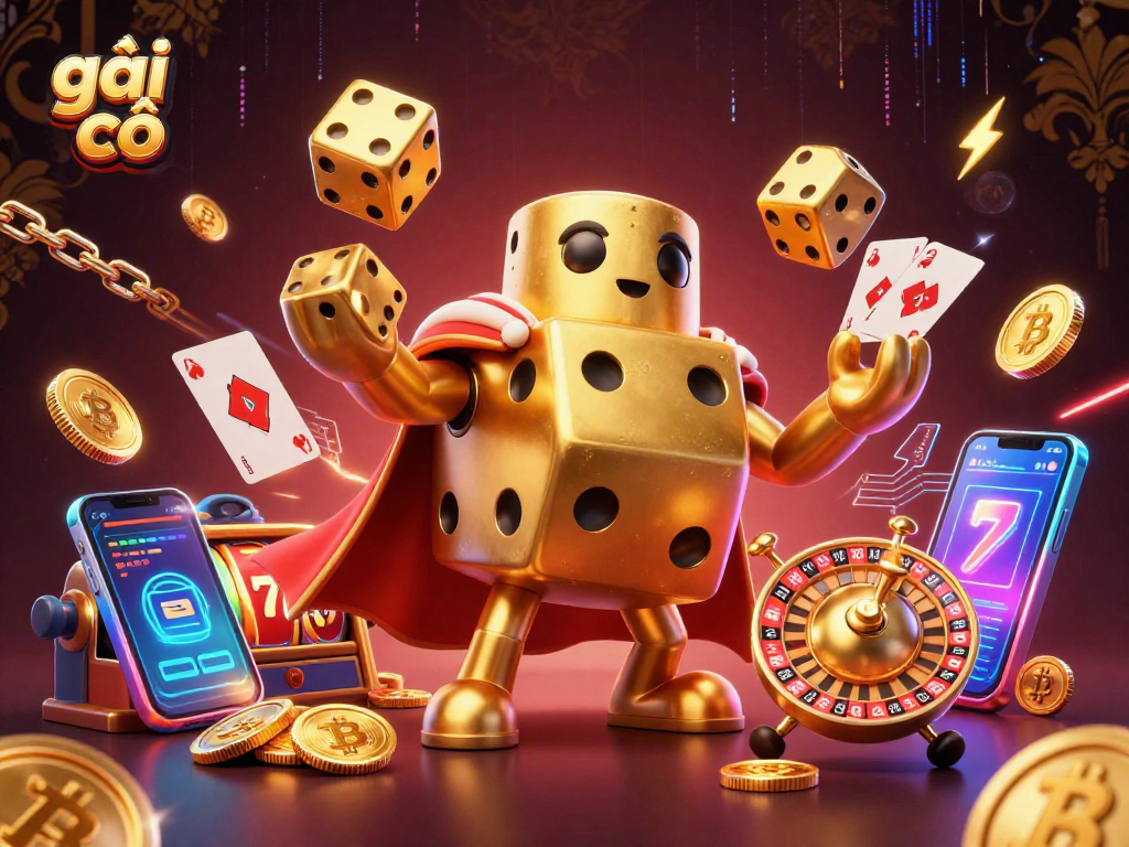 Engage with thrilling gaming strategies in this vibrant gái gọi casino illustration featuring dynamic elements.