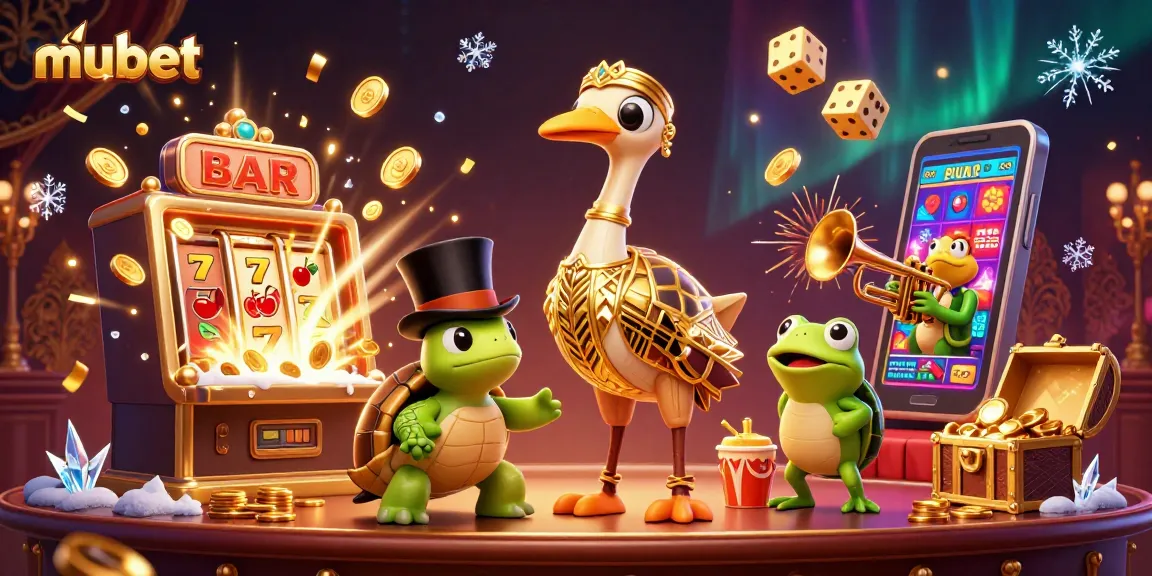 Engage in thrilling games at mubet with lively characters and dynamic casino elements.