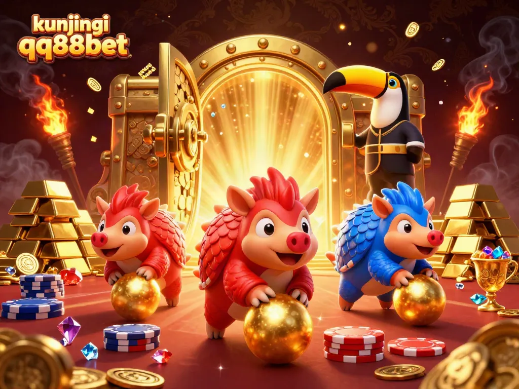 Engage in thrilling gameplay as you kunjungi qq88bet and experience dynamic casino elements in a vibrant scene.