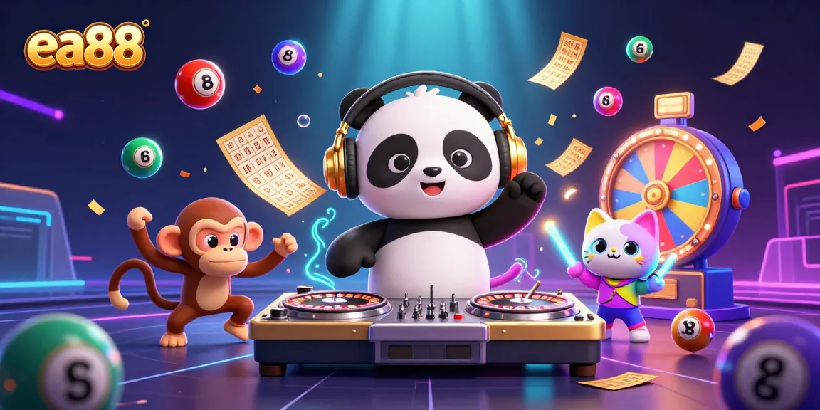 Celebrate wins at ea88 with fun characters and vibrant casino elements in an engaging atmosphere.