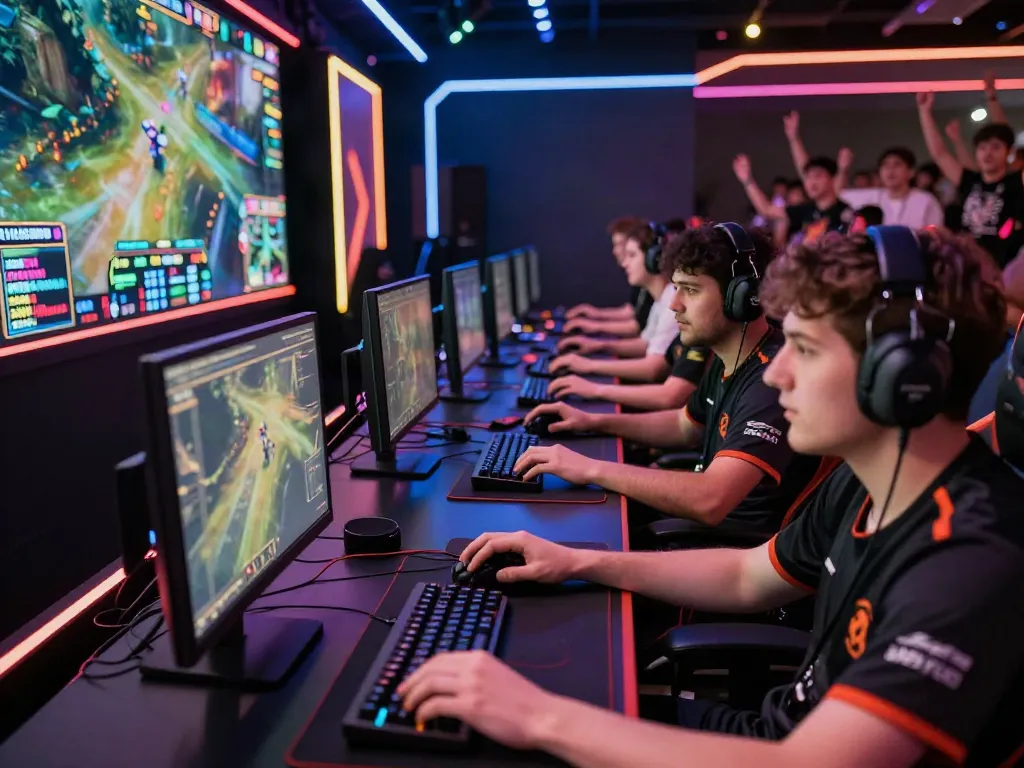 Engaged players in a live qqmacan gaming tournament enjoying an immersive experience.