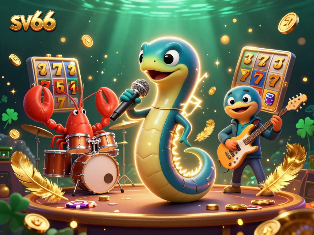 Experience thrilling gameplay at sv66 with vibrant underwater casino elements and dynamic characters.
