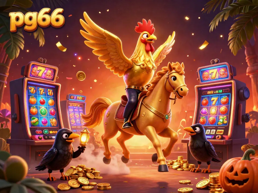 Experience thrilling gaming at pg66 with captivating elements and vibrant characters in a casino setting.