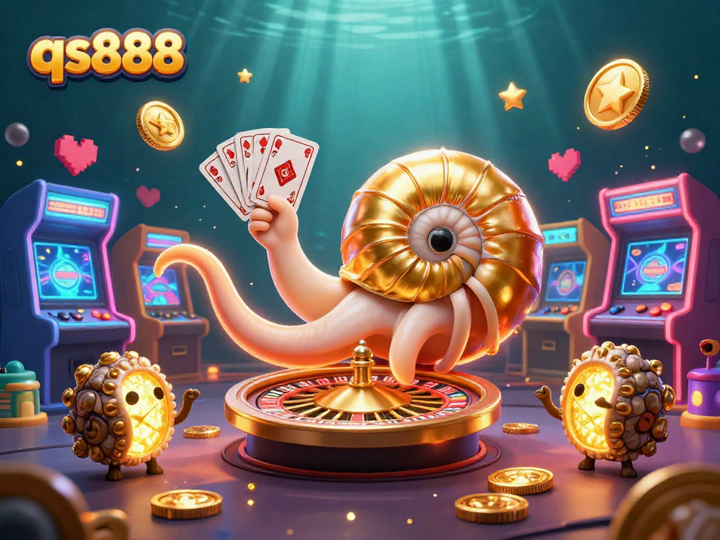 Experience thrilling gameplay at qs888 with a vibrant 3D casino scene showcasing engaging game elements.