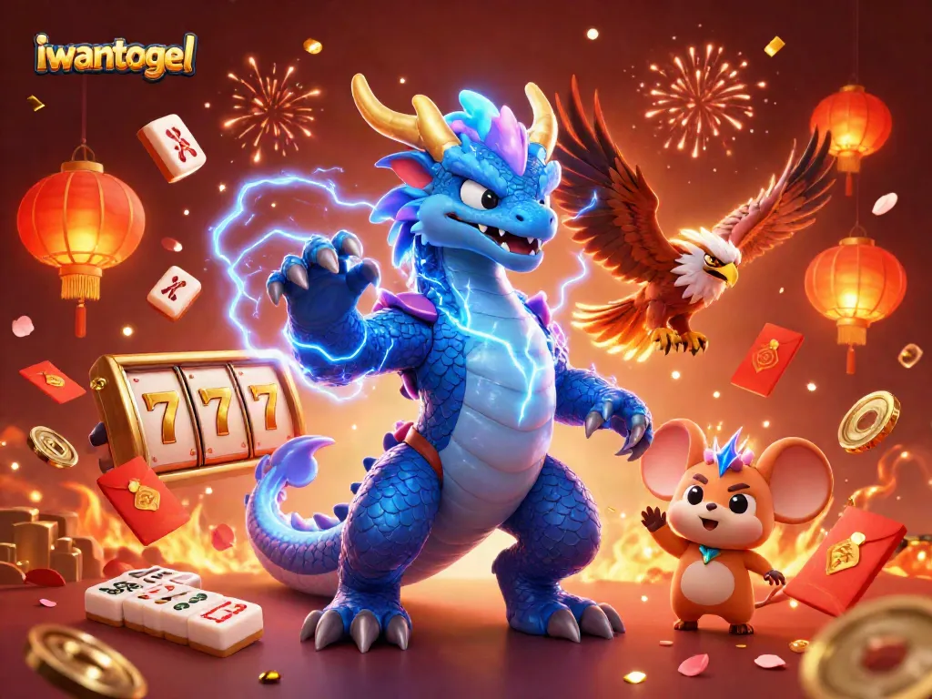 Experience the excitement of iwantogel with dynamic slot elements and vibrant characters in this energetic scene.