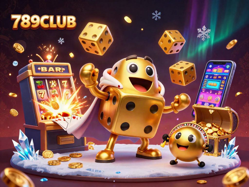 Engage in exciting gameplay at 789CLUB with golden dice, slot machines, and massive jackpots.
