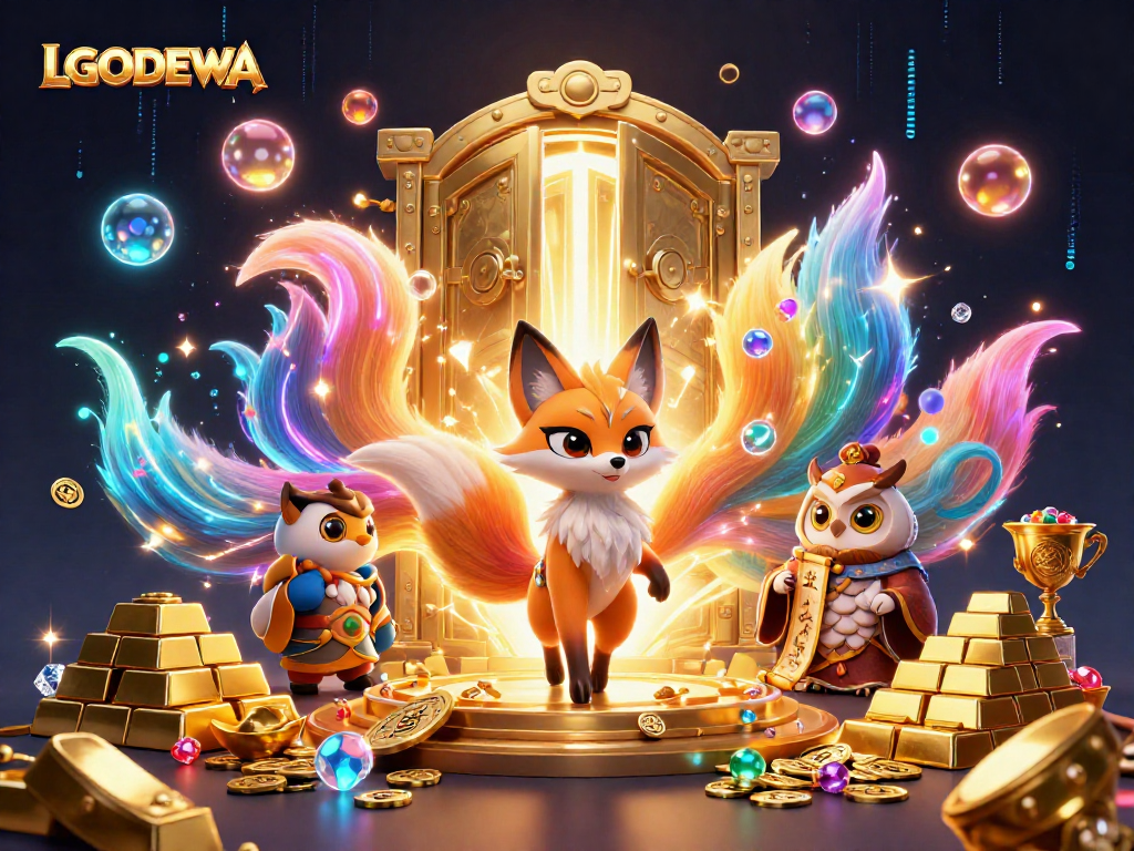 Play thrilling casino games with LGODEWA, featuring vibrant characters and enticing game elements.