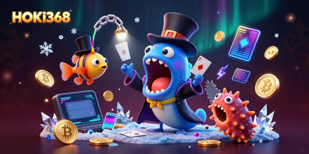 Experience thrilling magic with HOKI368 in an explosive casino scene full of action.