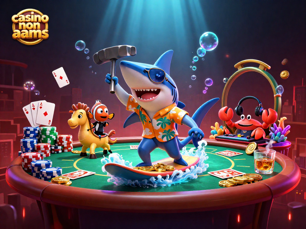 Giocare nei casino non AAMS con personaggi divertenti immersi in un mare di monete d'oro