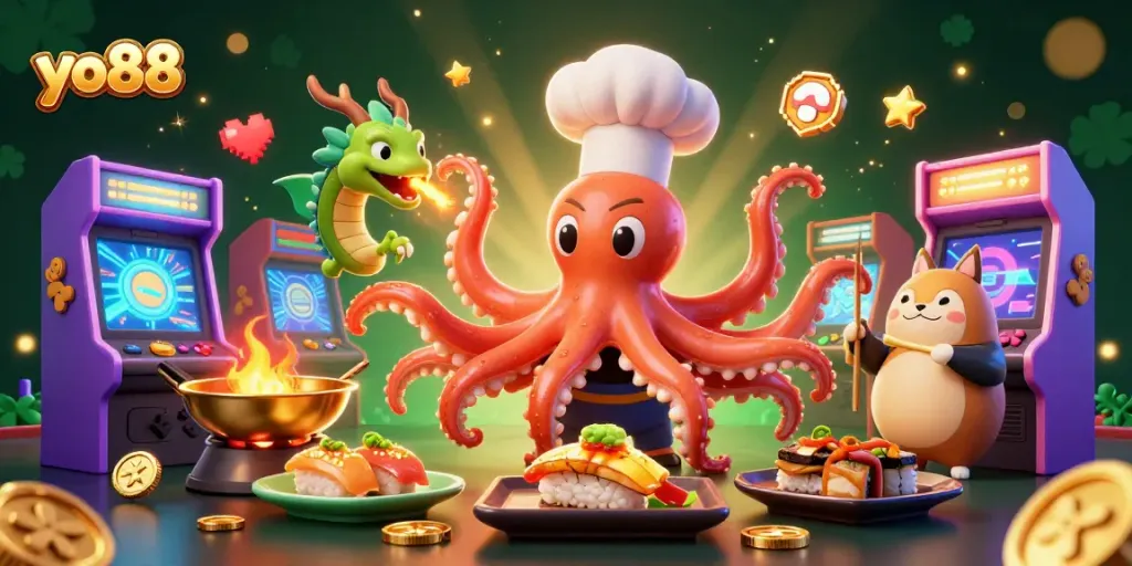 Engage in exciting gameplay with yo88's vibrant characters and dynamic casino elements.