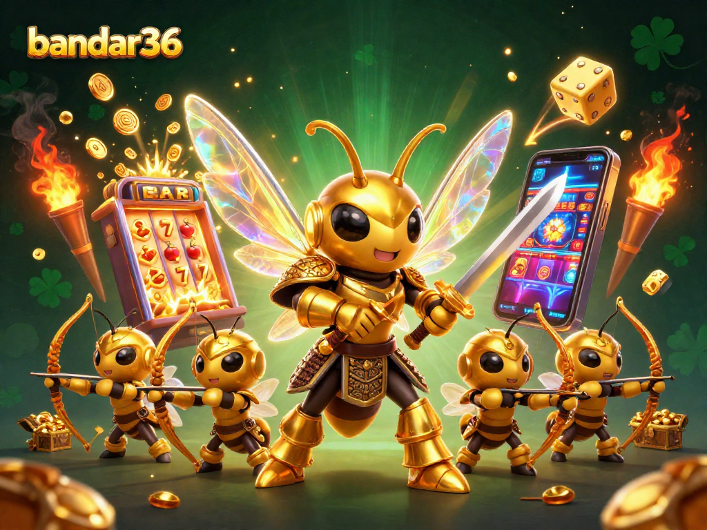 Menangkan jackpot di bandar36 dengan ilustrasi kasino penuh warna dan detail fantastis.