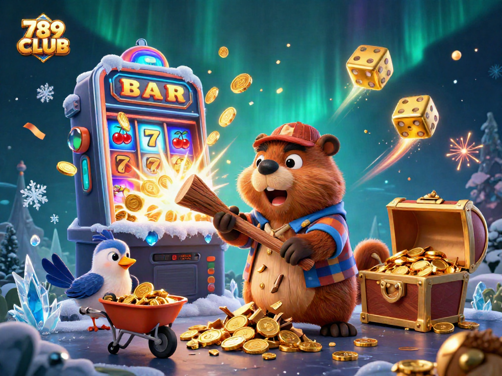 Experience rewarding gameplay at 789CLUB with a vibrant scene of gold coins and jackpot excitement.