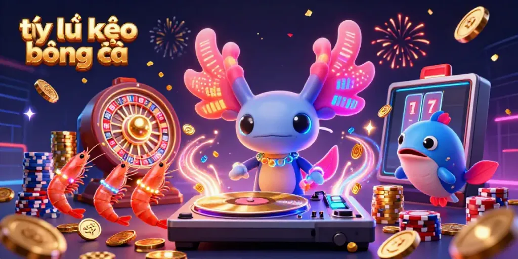 Place bets with tỷ lệ kèo bóng đá while enjoying the vibrant casino-themed atmosphere.