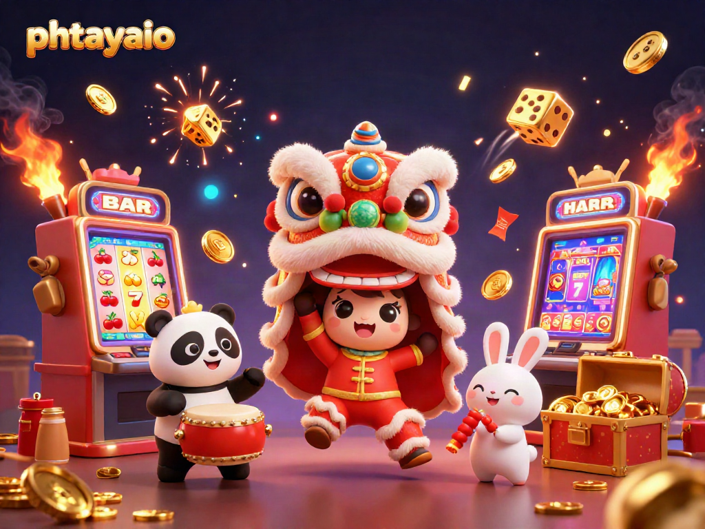 Experience the excitement of phtayaio with vibrant 3D animations of thrilling casino games and dynamic characters.