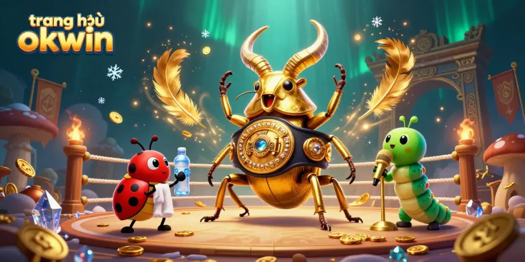 Experience the exciting energy of trang chủ okwin with vibrant casino-themed scenes featuring dynamic characters.